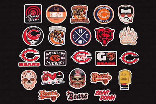 Chicago football fan vinyl - football,